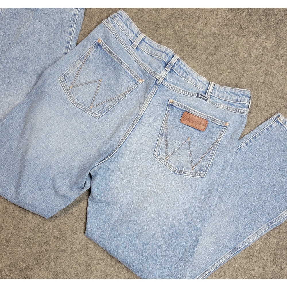 Wrangler Jeans Womens 34x32 Blue High Rise Bailey Bootcut Leg Western Cowgirl